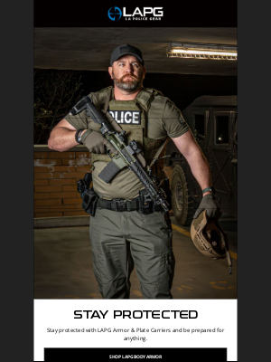 La Police Gear - Stay protected with LAPG Armor & Carriers