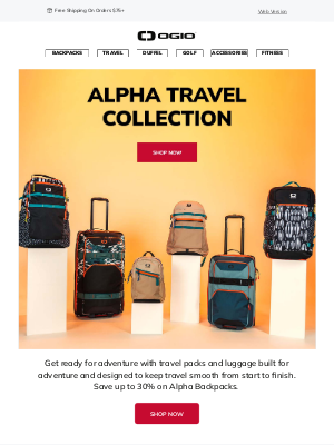 Ogio - Alpha Backpacks are up to 30% Off