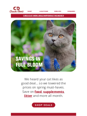 Kriser’s Natural Pet - Tell your cat their faves are on sale!