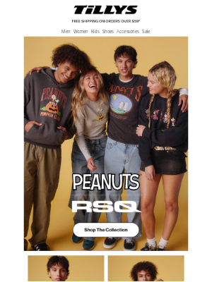 Tillys - RSQ x Peanuts Halloween