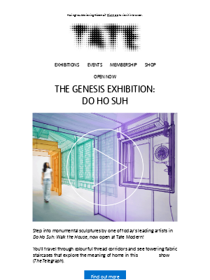 Tate (United Kingdom) - Open now: Travel through the magical world of Do Ho Suh 🏠