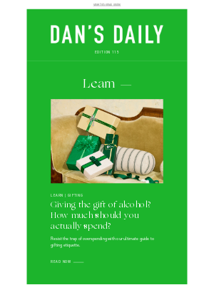 Dan Murphy's (Australia) - Gifting 101: How much should you spend?