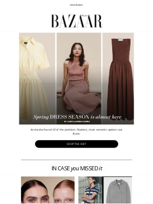 Harper's BAZAAR - How Pretty Are These Spring Dresses?