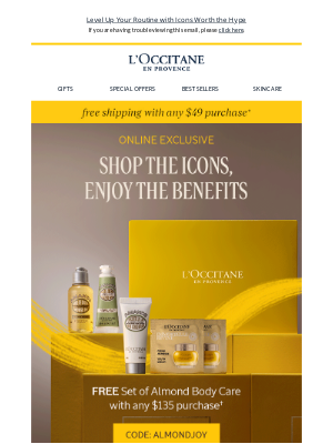 L'Occitane USA - Online Exclusive Gift Inside