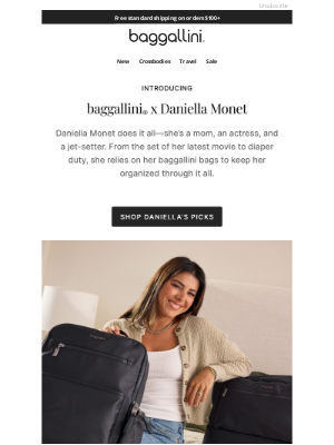baggallini - Just Landed: baggallini x Daniella Monet