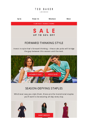 Ted Baker (United Kingdom) - On Sale: Staples That Defy Seasons