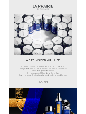 La Prairie - Celebrate Caviar Day with La Prairie.