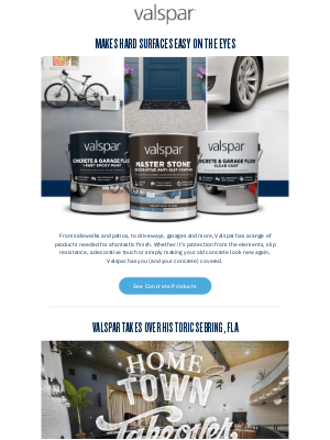 Valspar - Add beauty inside and out with Valspar and HGTV.