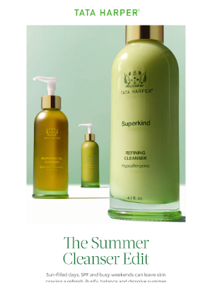 Tata Harper Skincare - The Summer Cleanser Edit 💦