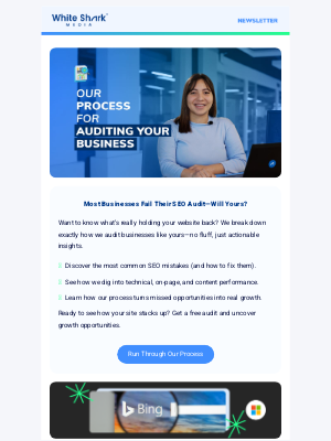White Shark Media® - 🚨 90% of Businesses Fail Their SEO Audit—Is Yours One of Them? 🚨