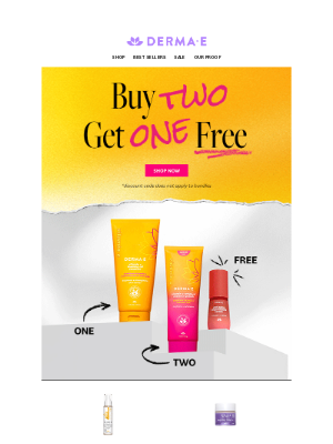 Derma E - Hydrate & Brighten ✨Buy 2 Get 1 Free This Weekend