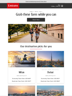 Emirates - Limited-time special fares for your next adventure