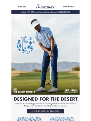 RHOBACK - New: The Desert Stinger Polo