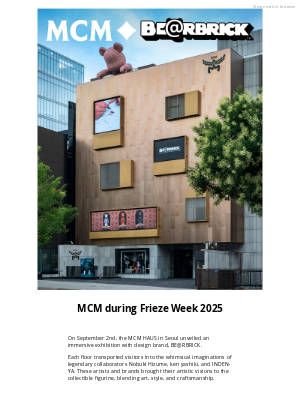 MCM - BE@RBRICK in MCM Wonderland