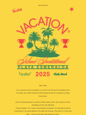 Andie - 🌴 The Vacation® Island Invitational Is Here 🌴