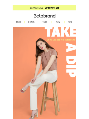 Betabrand - Summer Approved Looks (Up to 40% Off)