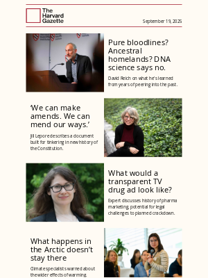 Harvard - Reich; Lepore; drug ads; the Arctic