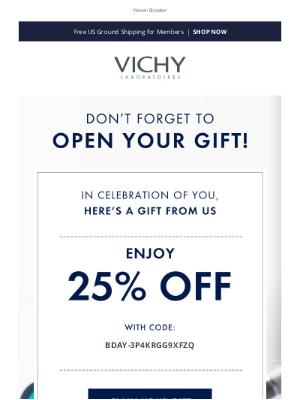 Vichy - You Didn't Open Your Gift!