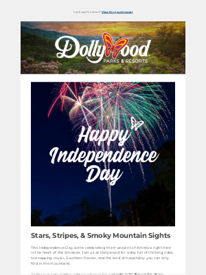 Dollywood - 🎆Celebrate Independence Day at Dollywood!