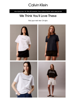 Calvin Klein - Your Personalized Picks of the Week