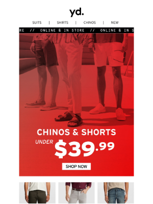 Yd(Australia) - Bottoms Up! Up To 60% Off