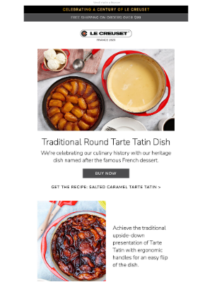 Le Creuset - Celebrate Our French Heritage With a Tarte Tatin
