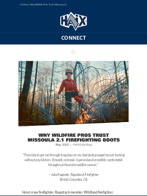 Haix North America - Connect: Why Wildfire Pros Trust Missoula 2.1
