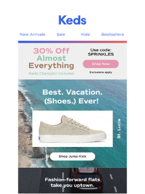 Keds - Have shoes, will travel.