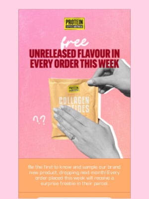 Protein Supplies (Australia) - Free Unreleased Mystery Sample 🔍⁉️