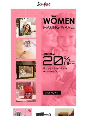 Soufeel Jewelry (Australia) - Women making waves: Happy International Women's Day!