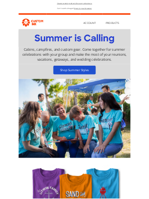 Custom Ink - Summer gear is finally here!