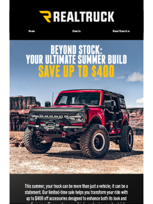 Limited Time Sale: Reimagine Your Ride This Summer