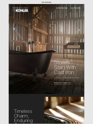 Kohler Co. - Stories Start With Cast Iron