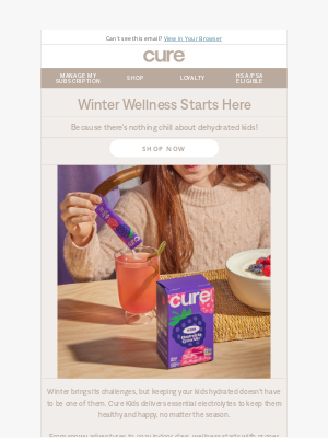 Cure - ❄️ Winter Wellness: Kids Edition