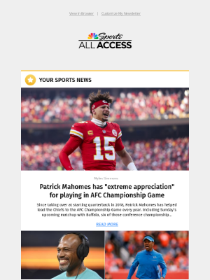 NBC Sports - Patrick Mahomes has 