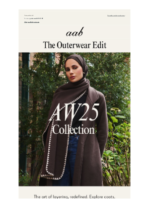 Aab - AW25: The Outerwear Edit
