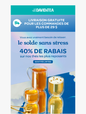 DAVIDsTEA - Il ne reste presque plus de votre thé vert préf 😳🌵