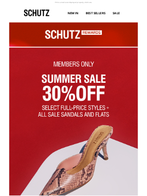 Schutz - 30% OFF SELECTED FULL PRICE