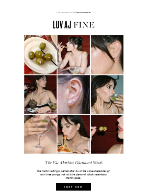 Luv Aj - All New 🍸 The Pia Martini Studs