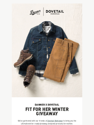 Danner - A Giveaway fit for the season