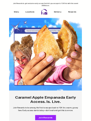 Taco Bell - Caramel Apple Empanada is ALL the nostalgia