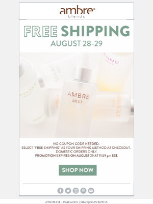 Ambre Blends - ⏰ Free Shipping Ends Tonight!