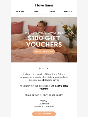 I Love Linen (Australia) - Can I ask you something?