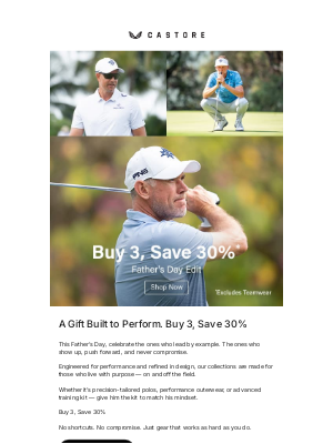 Castore - Buy 3, Save 30%