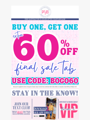 Paisley Grace Boutique - FINAL SALE SAVINGS!!💖😍