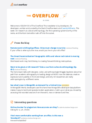 Stack Overflow - The Overflow #130: The Great Decentralization?