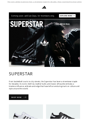 Adidas USA - Superstar: A streetwear staple