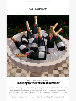 Moët & Chandon - A Taste of French Summer Awaits with Moët & Chandon
