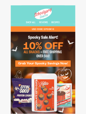 The Cereal School - Halloween Flash Sale: 10% Off + Free Shipping! 👻