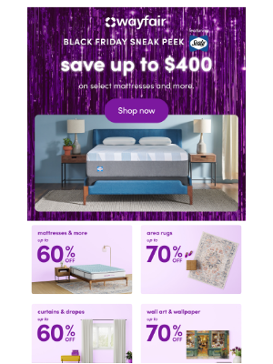 Wayfair - ✨ Black Friday ✨ PRESALE DEALS ✨